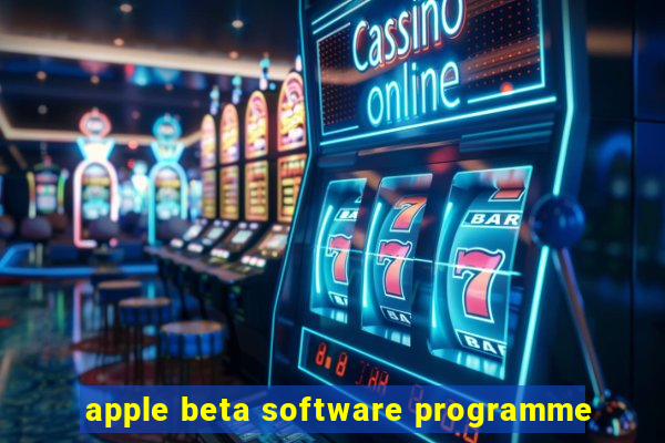 apple beta software programme